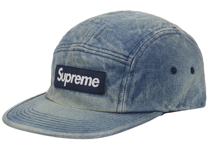 Supreme Washed Chino Twill Camp Cap (FW25) Denim