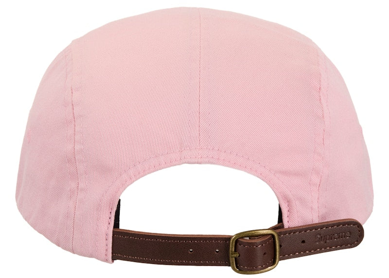 Supreme Washed Chino Twill Camp Cap (FW25) Pink