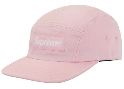 Supreme Washed Chino Twill Camp Cap (FW25) Pink