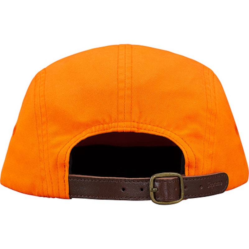 Supreme Washed Chino Twill Camp Cap (SS18) Light Orange
