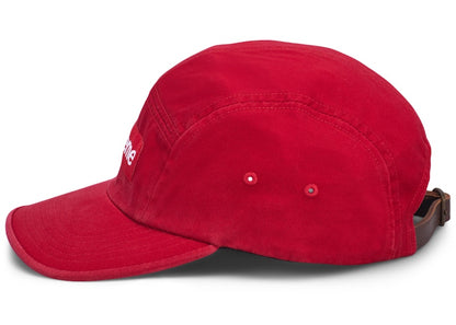 Supreme Washed Chino Twill Camp Cap (SS21) Red