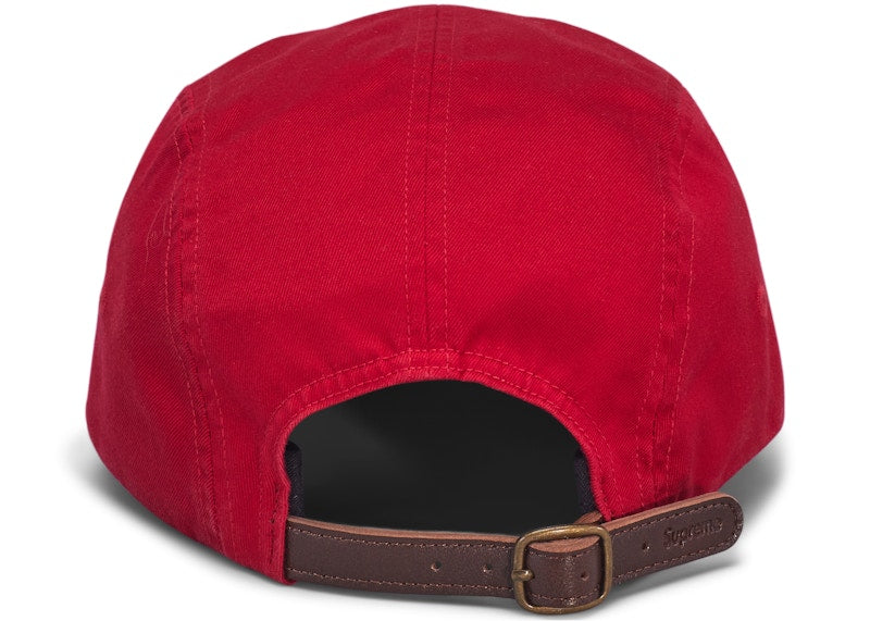 Supreme Washed Chino Twill Camp Cap (SS21) Red