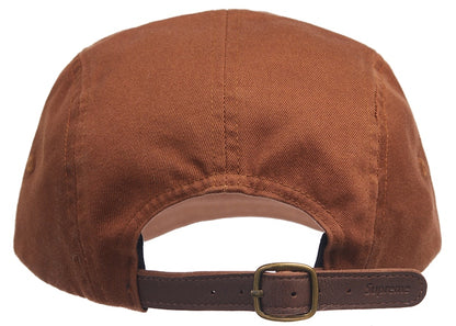 Supreme Washed Chino Twill Camp Cap Cap (SS22) Brown