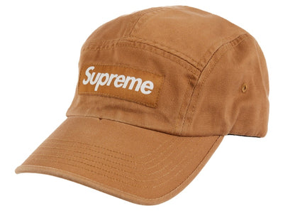 Supreme Washed Chino Twill Camp Cap (SS23) Brown