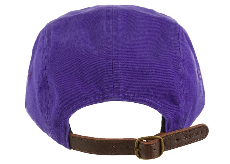 Supreme Washed Chino Twill Camp Cap (SS23) Purple