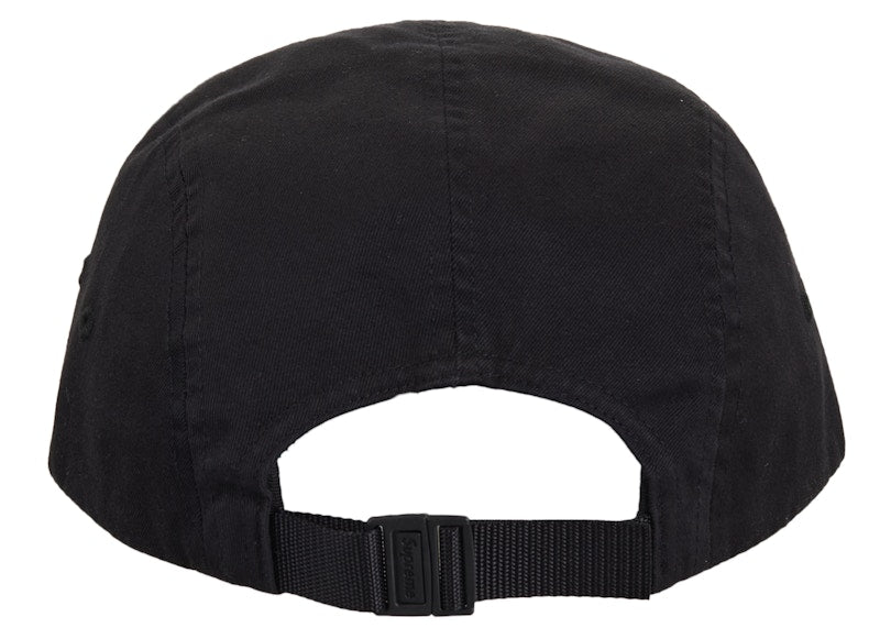 Supreme Washed Chino Twill Camp II Cap (SS24) Black