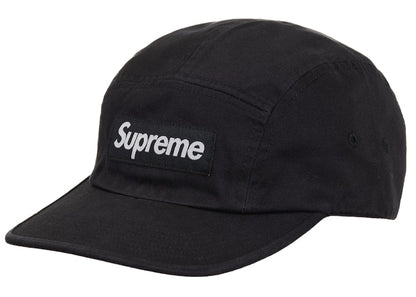 Supreme Washed Chino Twill Camp II Cap (SS24) Black