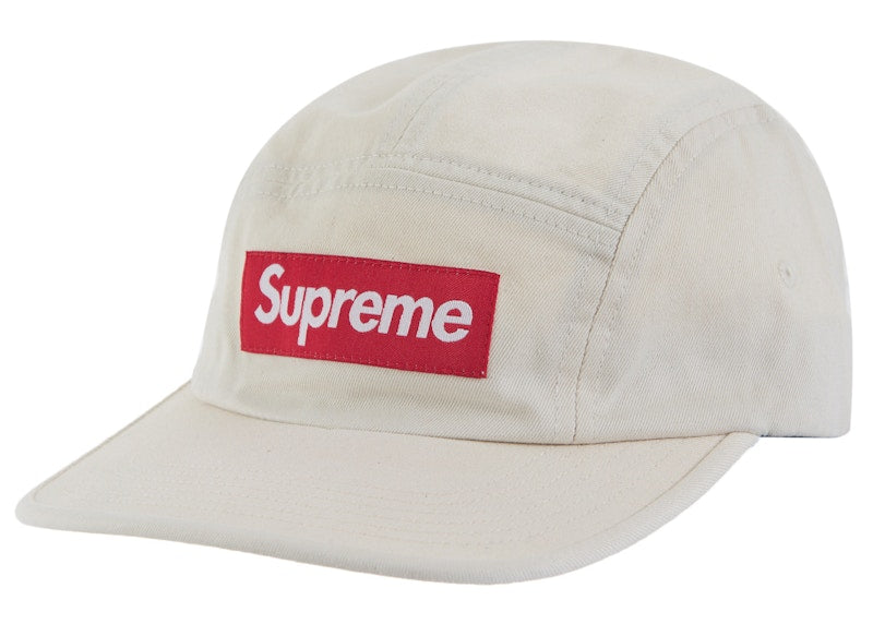 Supreme Washed Chino Twill Camp Cap (SS24) Natural