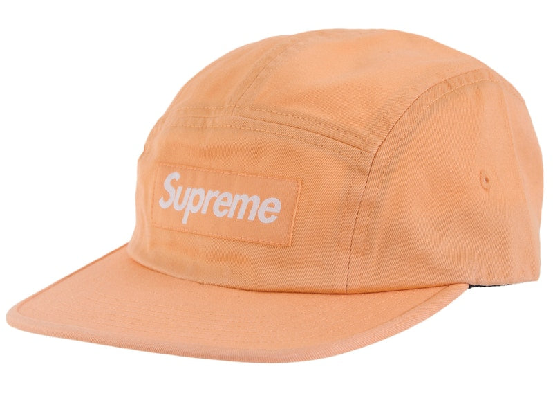 Supreme Washed Chino Twill Camp Cap (SS24) Peach