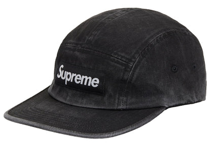 Supreme Washed Chino Twill Camp Cap (SS25) Black