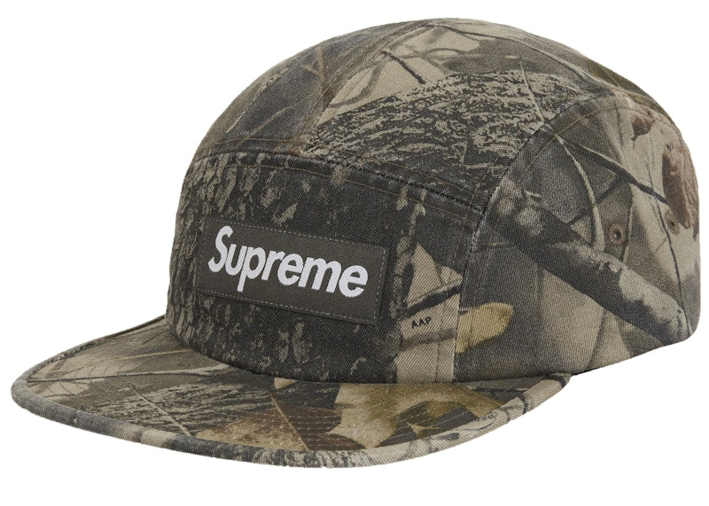 Supreme Washed Chino Twill Camp Cap (SS25) Realtree Hardwoods Camo