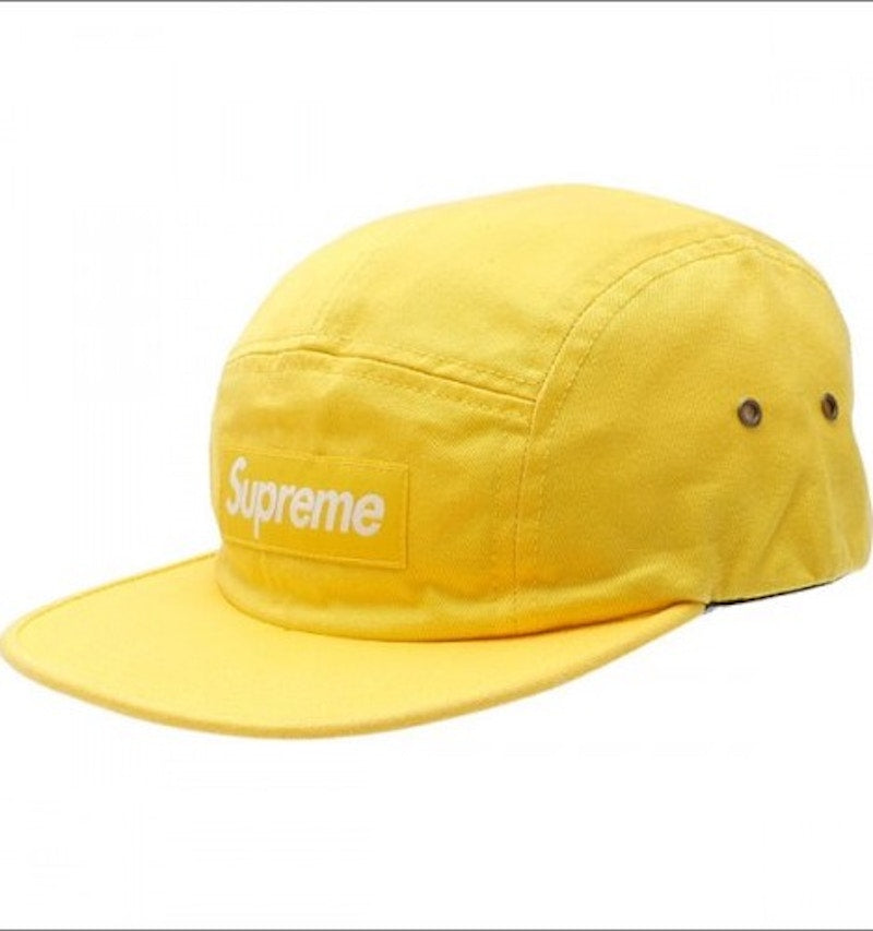 Supreme Washed Chino Twill Camp Cap Yellow