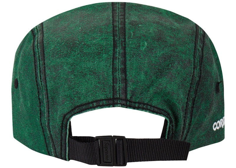Supreme Washed Cordura Camp Cap Dark Green