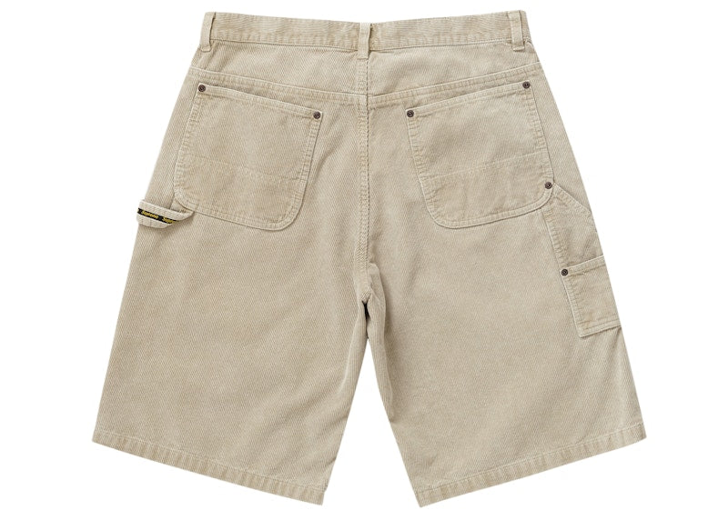 Supreme Washed Corduroy Double Knee Painter Short Tan