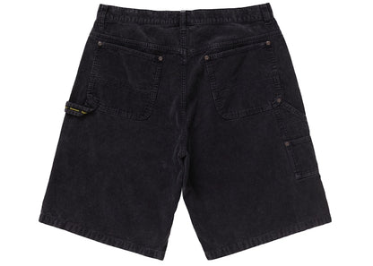 Supreme Washed Corduroy Double Knee Painter Short Black