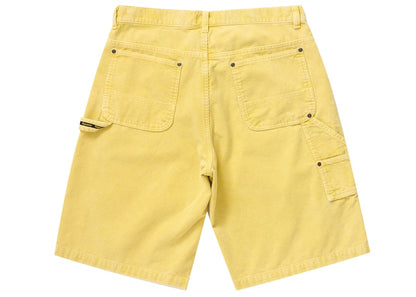 Supreme Washed Corduroy Double Knee Painter Short Yellow