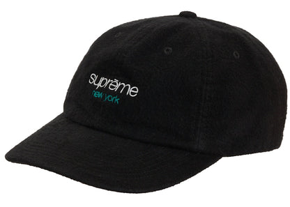 Supreme Washed Flannel 6-Panel Black