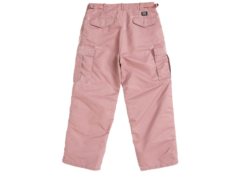 Supreme Washed Flight Satin Cargo Pant Dusty Pink