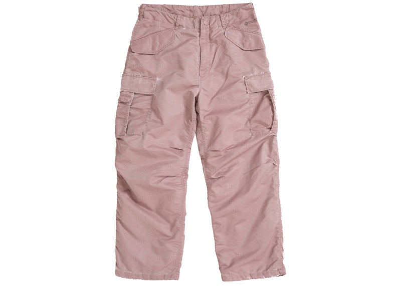 Supreme Washed Flight Satin Cargo Pant Dusty Pink