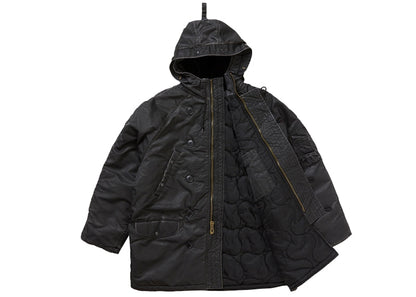 Supreme Washed Flight Satin N-3B Parka Black