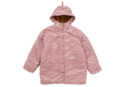 Supreme Washed Flight Satin N-3B Parka Dusty Pink