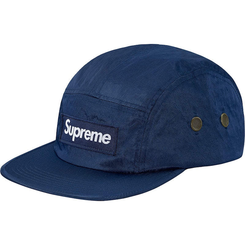 Supreme Washed Nylon Camp Cap Navy