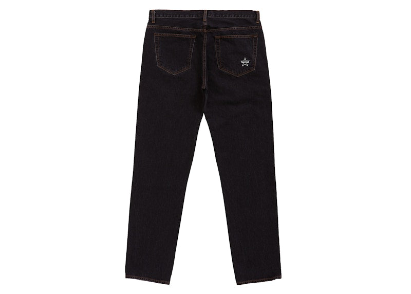 Supreme Washed Regular Jean (SS19) Washed Black