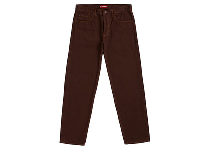 Supreme Washed Regular Jean (SS19) Washed Brown