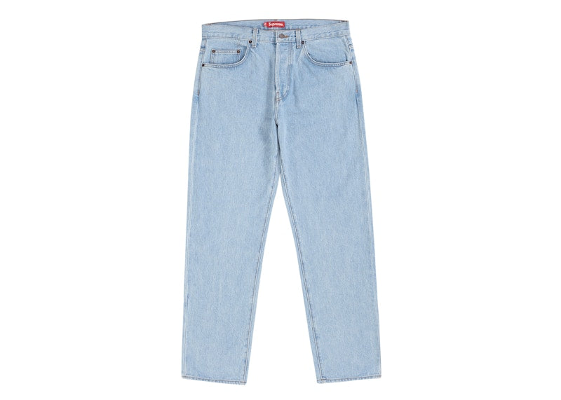 Supreme Washed Regular Jean (SS19) Washed Blue