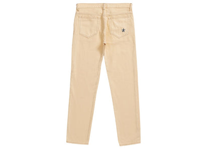 Supreme Washed Regular Jean (SS19) Washed Pale Yellow