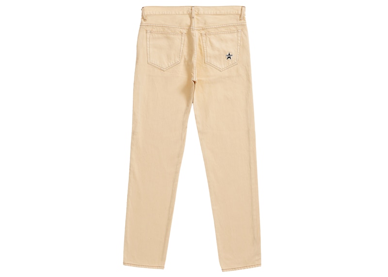 Supreme Washed Regular Jean (SS19) Washed Pale Yellow