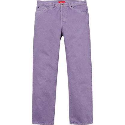 Supreme Washed Regular Jeans Light Purple