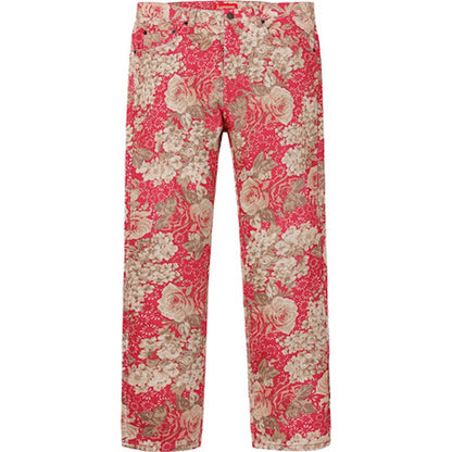 Supreme Washed Regular Jeans Floral