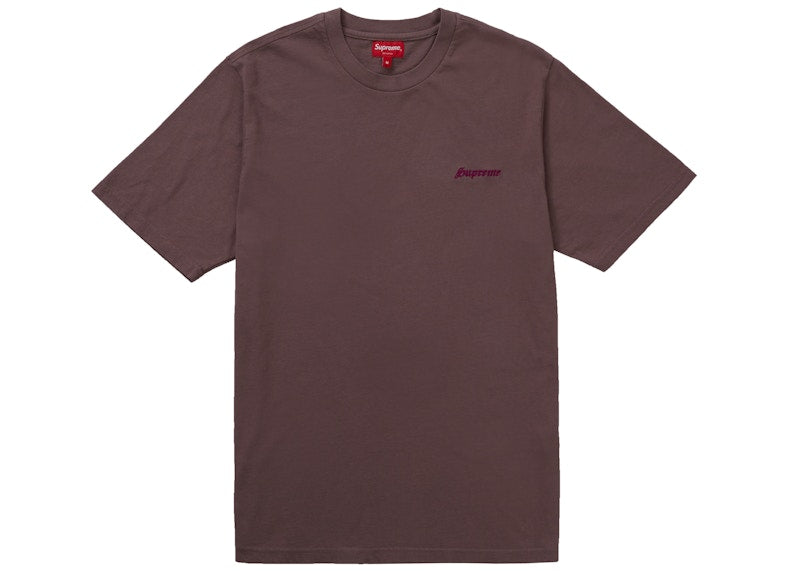 Supreme Washed S/S Tee Brown
