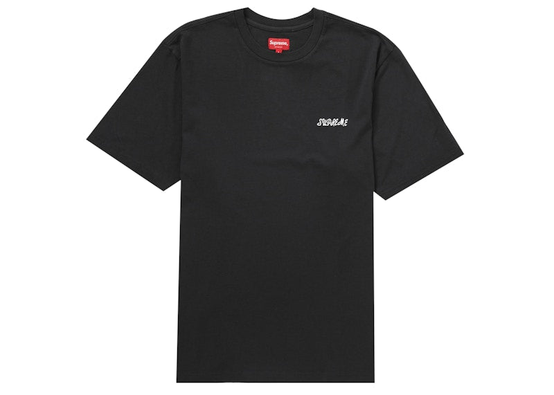 Supreme Washed Script S/S Top Black