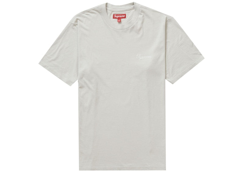 Supreme Washed Script S/S Top (FW23) Grey