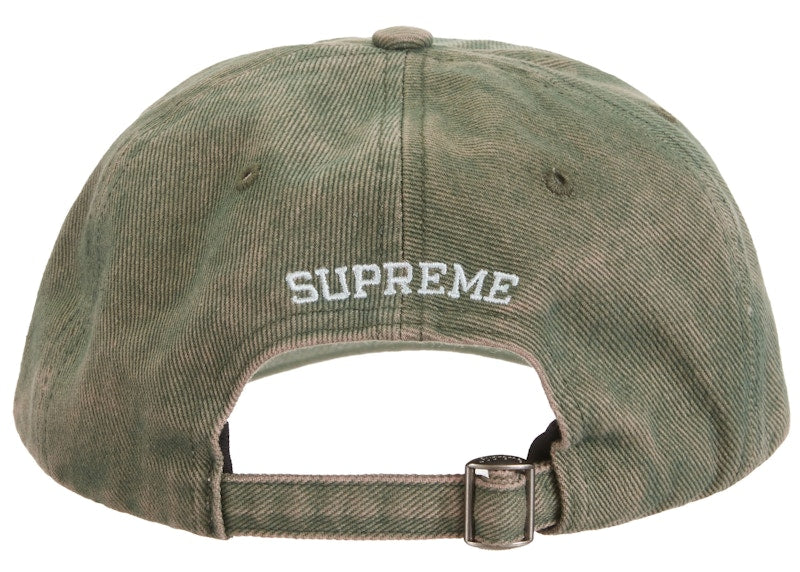 Supreme Washed Twill 6-Panel Green