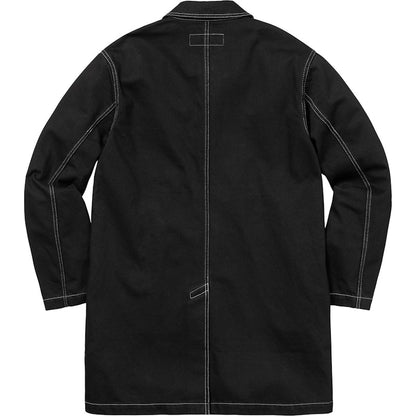 Supreme Washed Work Trench Coat Black