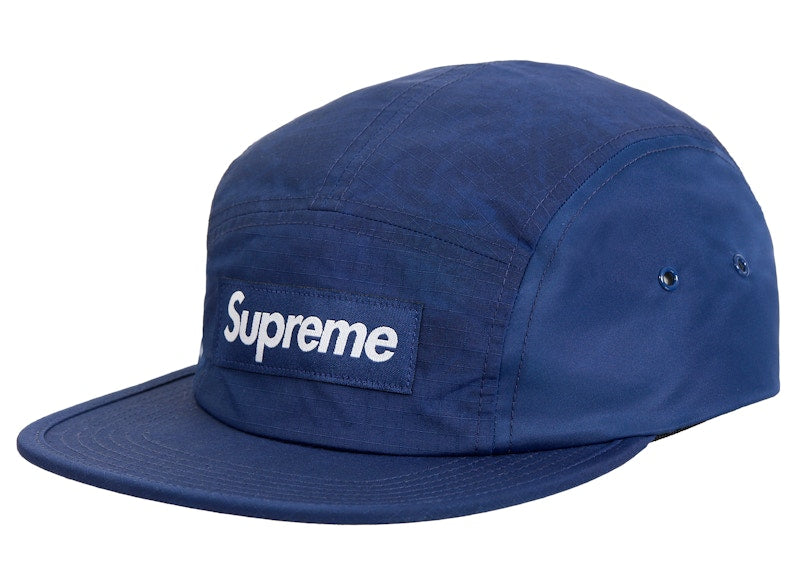 Supreme Waxed Ripstop Camp Cap Navy