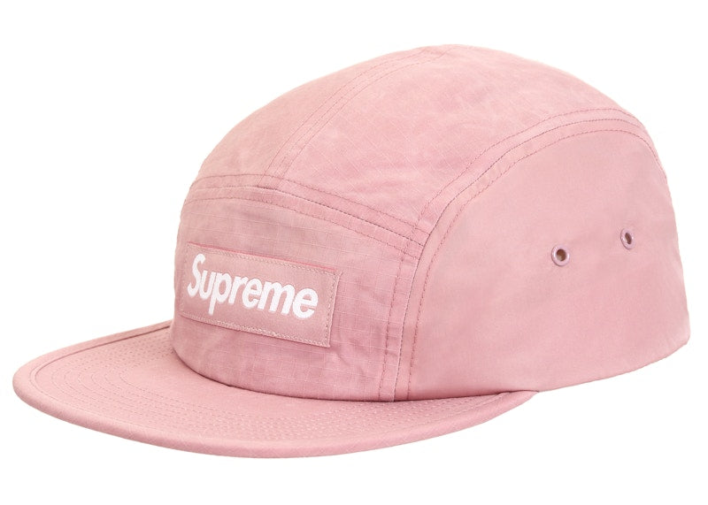 Supreme Waxed Ripstop Camp Cap Light Pink