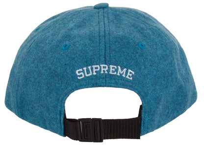 Supreme Waxed Wool 6-Panel Cyan