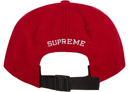 Supreme Waxed Wool 6-Panel Red