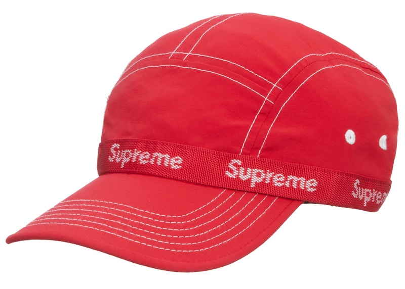 Supreme Webbing Camp Cap Red