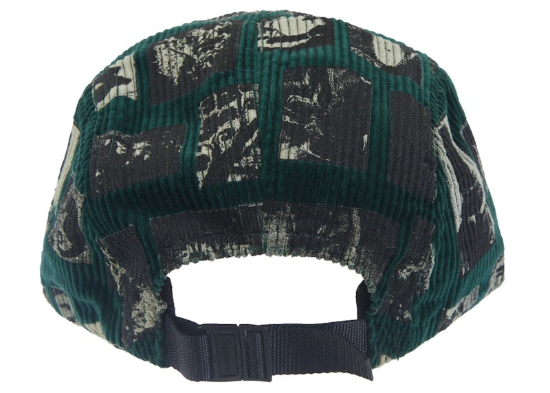 Supreme Weirdo Dave Corduroy Camp Cap Green