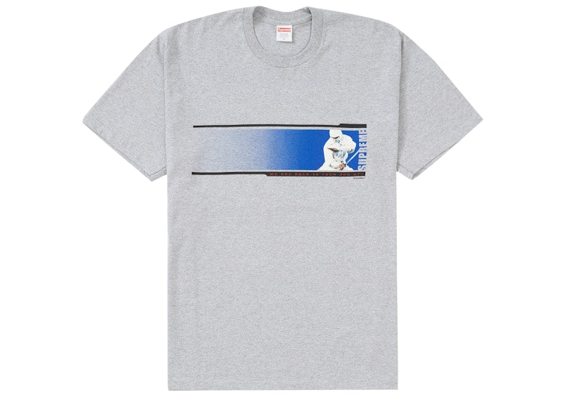 Supreme We're Back Tee Heather Grey