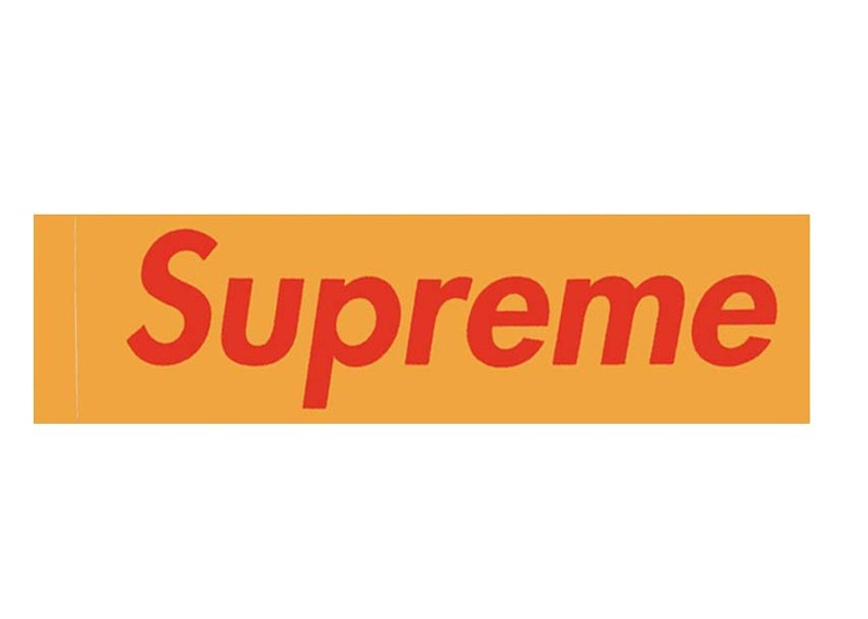 Supreme West Hollywood Store Opening Box Logo Sticker