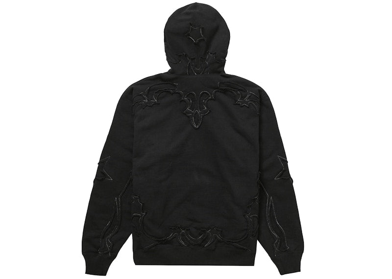Supreme Western Cut Out Hooded Sweatshirt Black