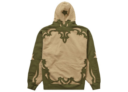 Supreme Western Cut Out Hooded Sweatshirt Dark Tan