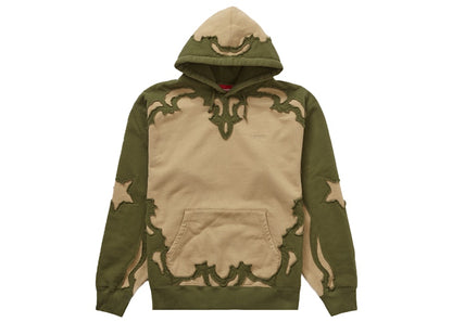 Supreme Western Cut Out Hooded Sweatshirt Dark Tan