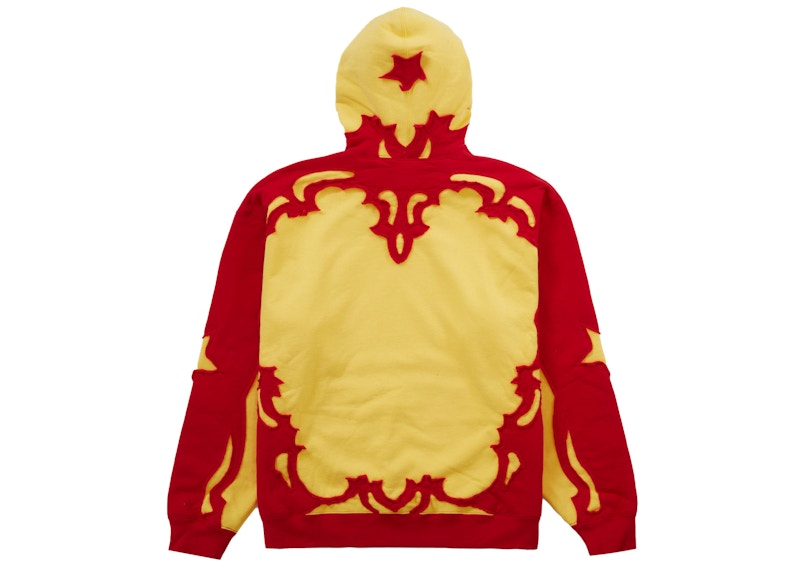 Supreme Western Cut Out Hooded Sweatshirt Gold
